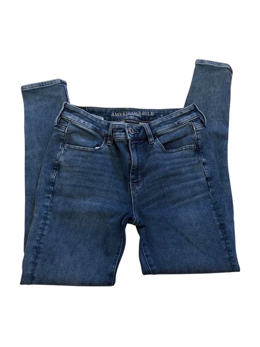 American Eagle Hi-Rise Jegging Jeans Womens Size 8 Regular Super Stretch Denim B